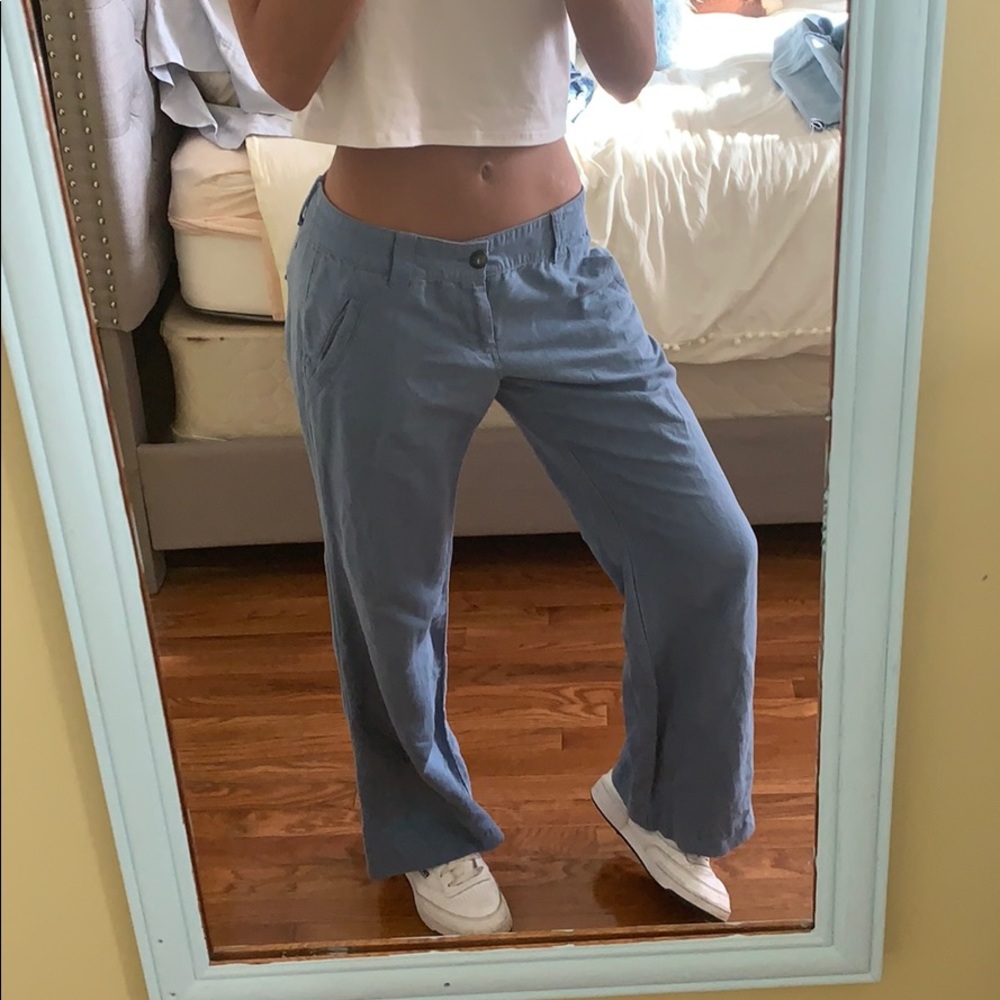 Vintage old navy dusty blue flare  pants
